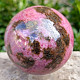 Rodonite ball Ø72mm from Madagascar