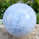 Ball calcite blue Ø69mm (Madagascar)