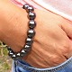 Hematite beads bracelet 12 mm