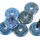 Lapis lazuli 30mm donut pendant
