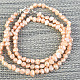 Gift set of apricot pearls 6mm (50cm)