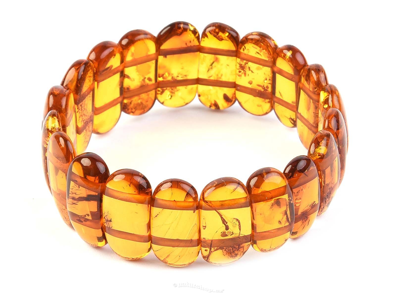 amber polished bracelet