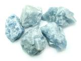 raw blue calcite