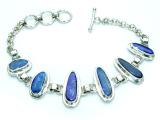 opal silver bracelet