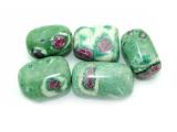 ruby in zoisite tumbled stones