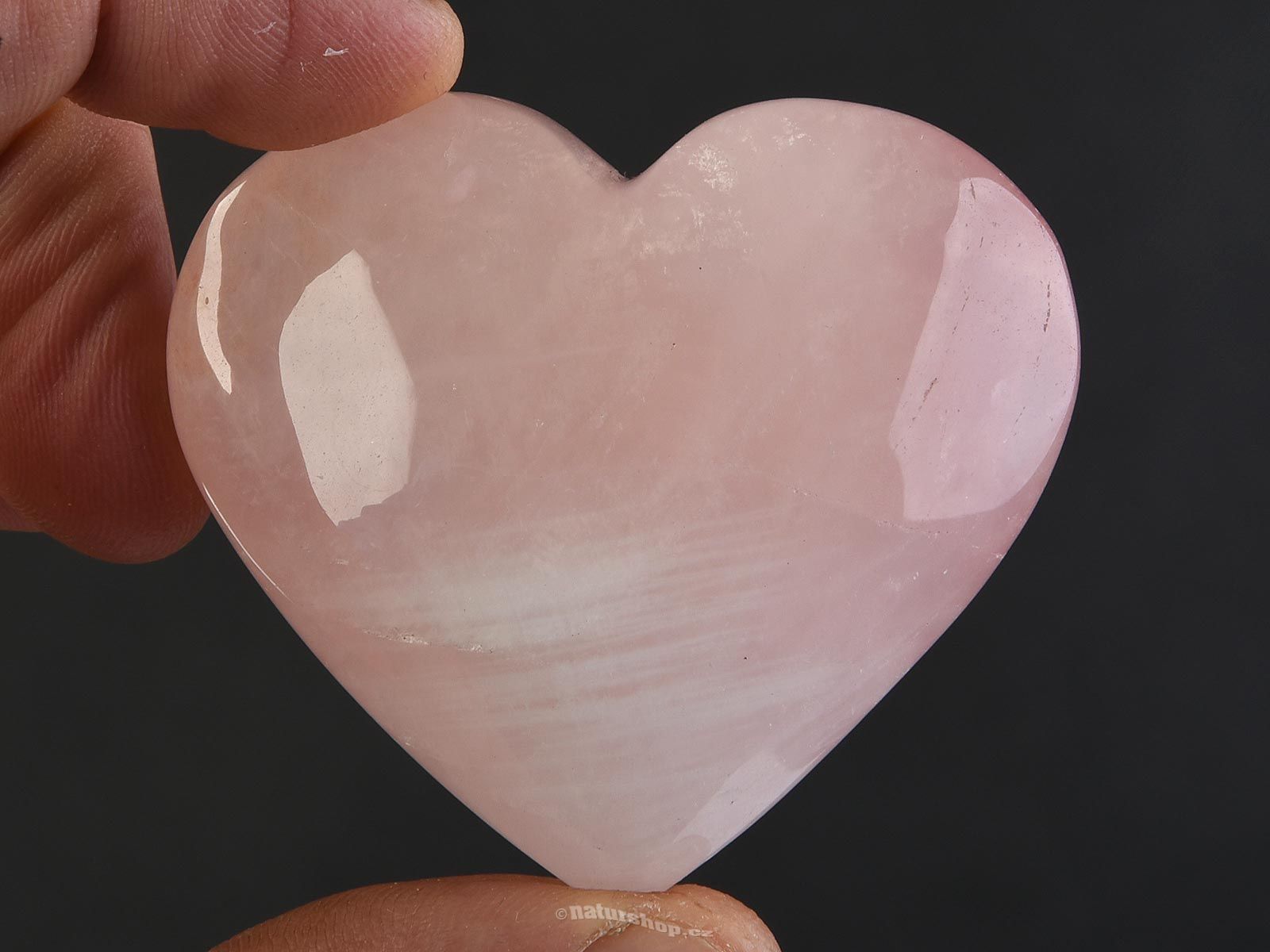 rose quartz love heart