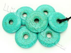 turquoise donut