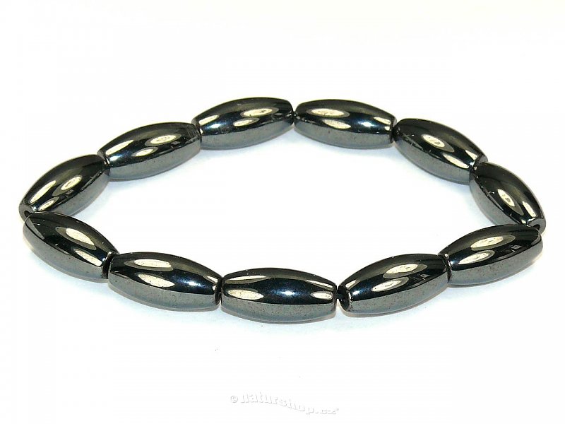Hematite bracelet oval large