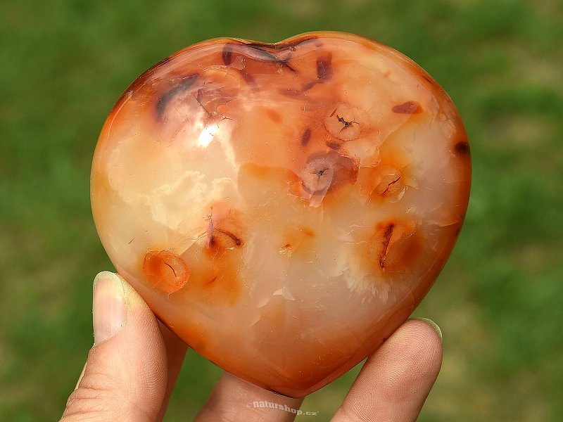 Carnelian heart (Madagascar) 333g