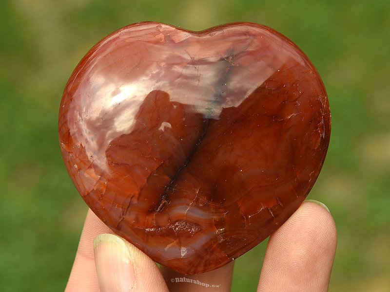 Carnelian heart (Madagascar) 88g