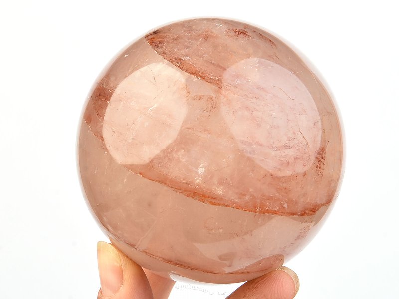 Hematite in crystal ball (Madagascar) 80mm