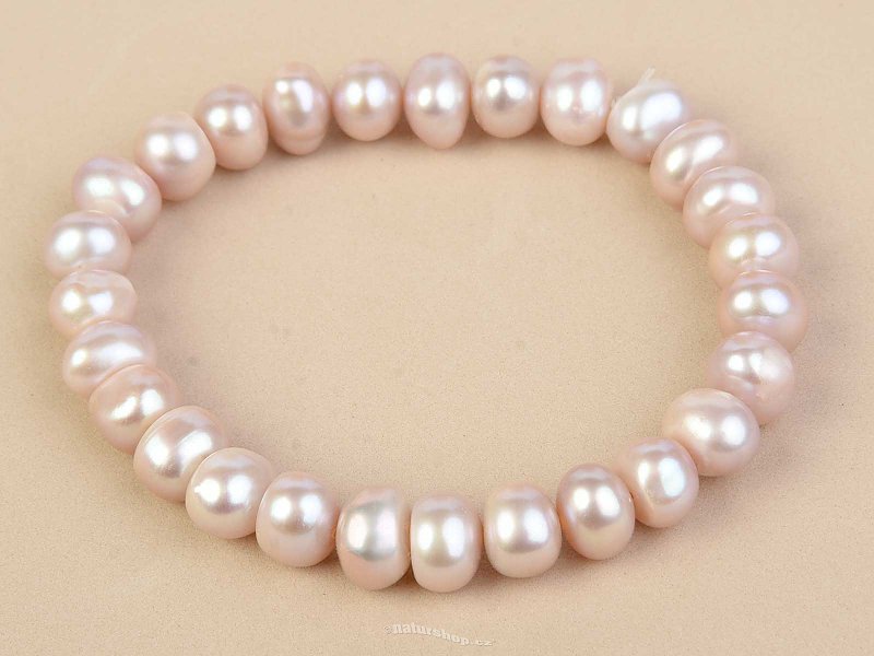 Pearls bracelet pink buttonsy