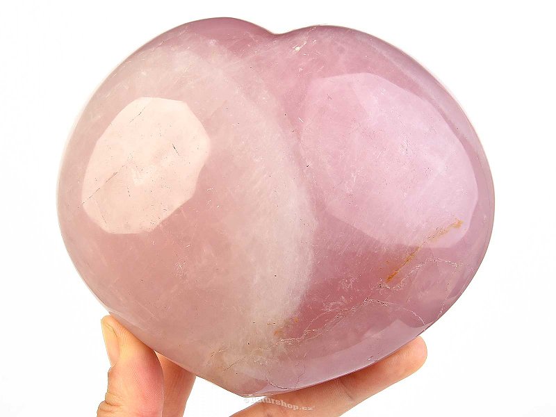 Vintage rose quartz heart (1307g)