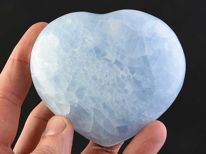Calcite blue heart 322g