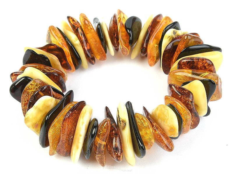 Bracelet amber stones mix (65g)