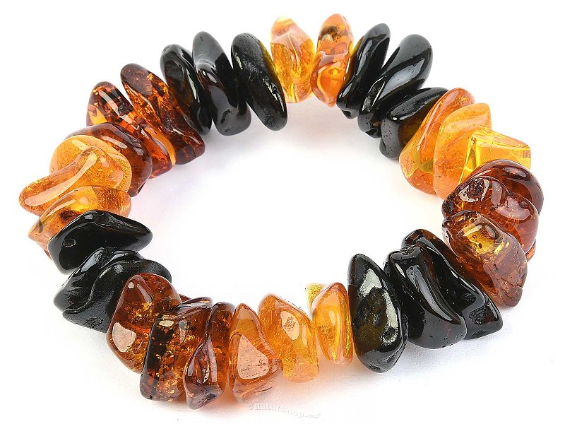 Amber bracelet stones mix (42g)