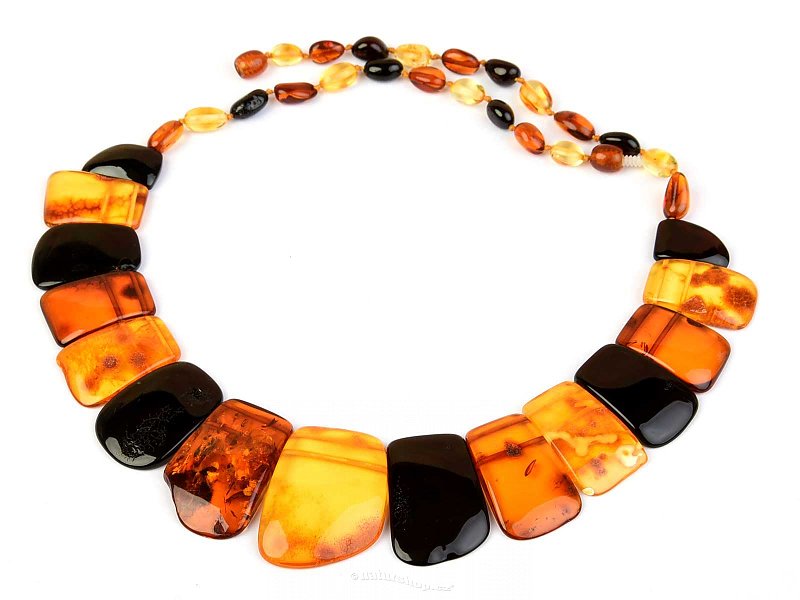 Exclusive amber necklace 50cm (type3643)