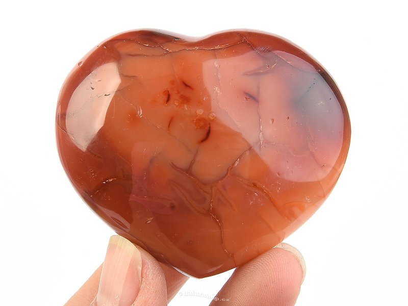 Carnelian heart from Madagascar 117g