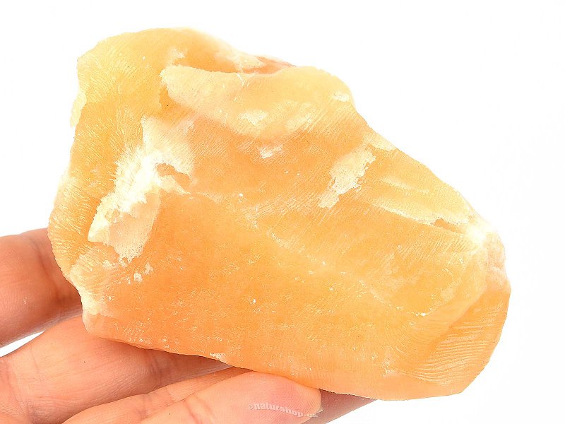 Raw orange calcite 299g