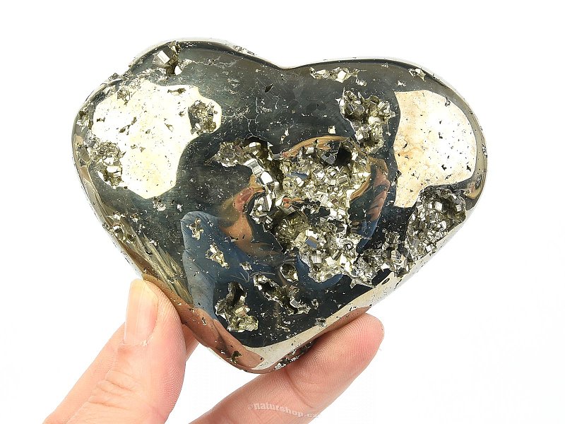 Pyrite heart vintage (Peru) 629g