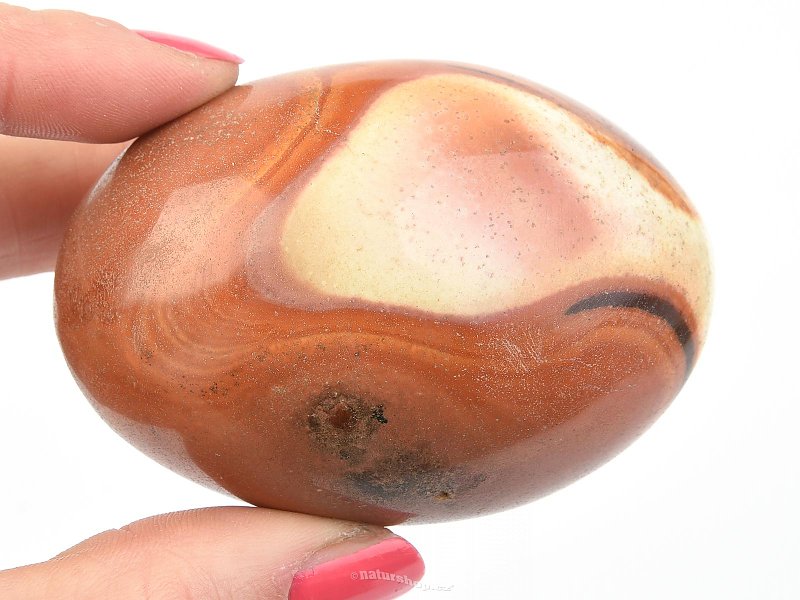Jaspis pestrý hladký kámen (185g)