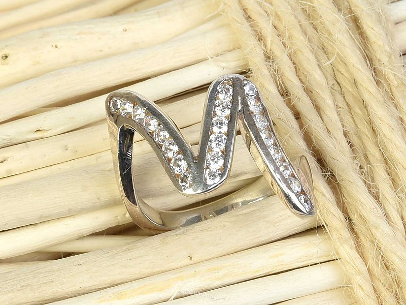 Dámský prsten stříbro Ag 925/1000 vel.50 (3,3g)