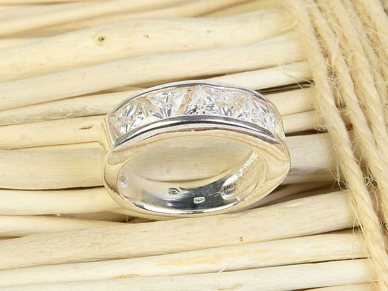 Silver ring size 51 Ag 925/1000 5,6g