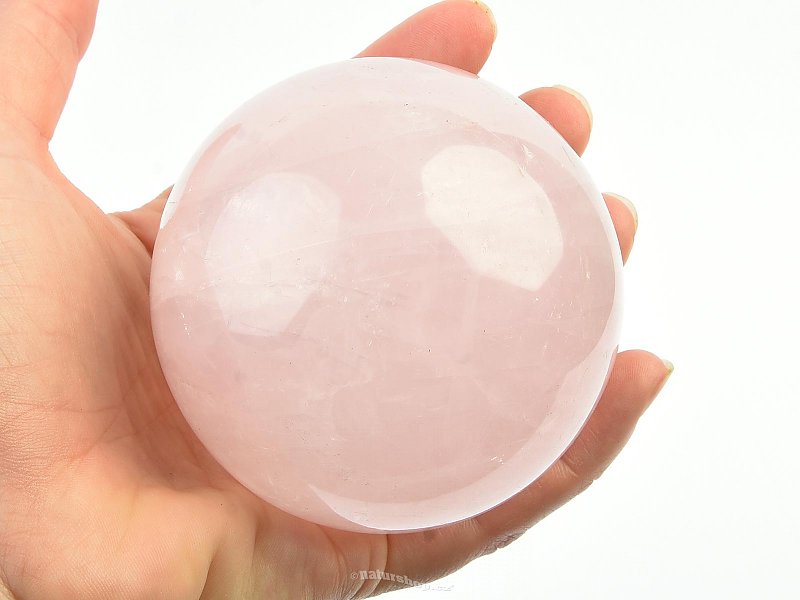 Rose quartz ball 628g Ø 77mm
