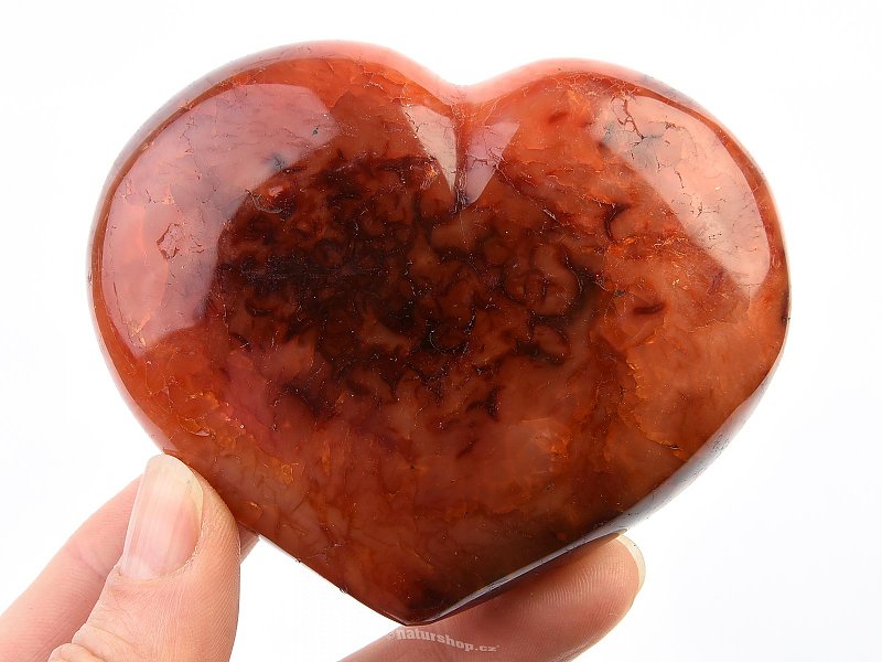Carnelian polished heart 299g