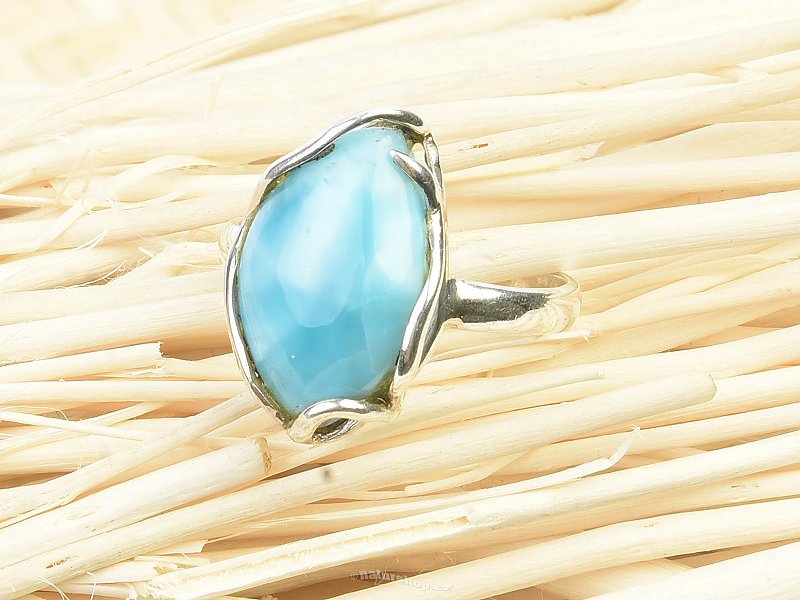 Ring with larimar size 58 Ag 925/1000 5,1g