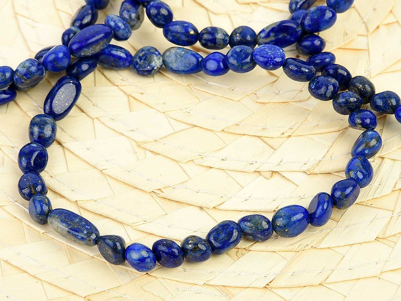 Tumbled lapis lazuli bracelet