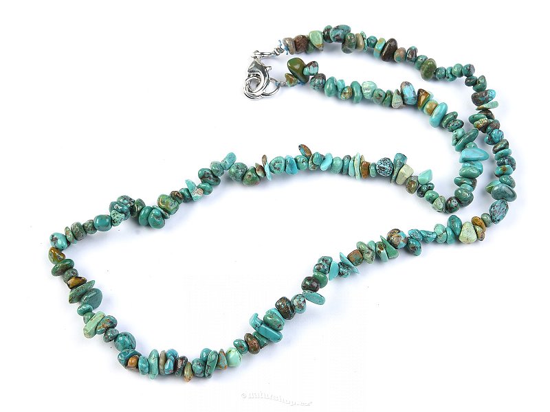 Turquoise necklace 45 cm