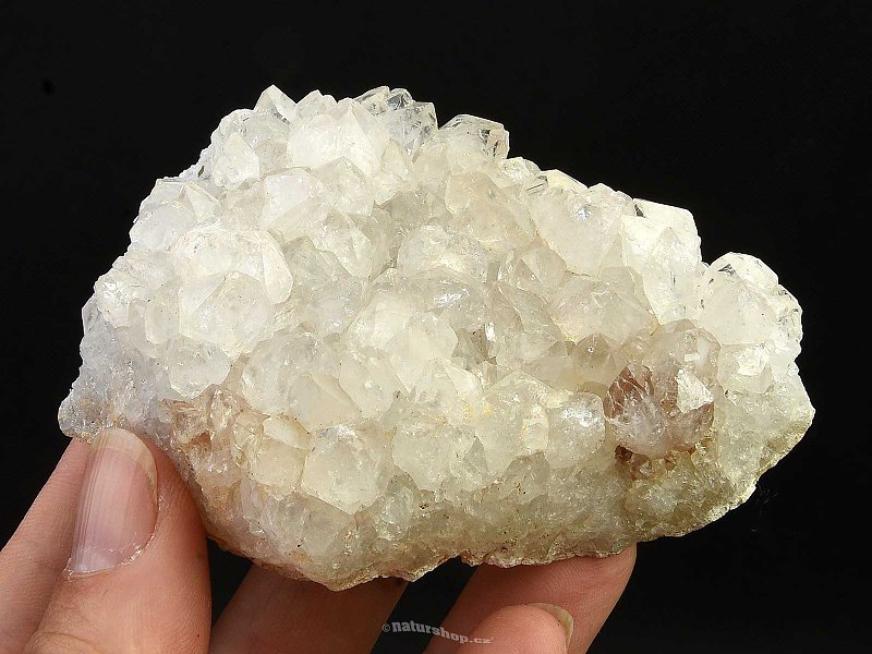 Přírodní drúza zeolit MM quartz z Indie 193g
