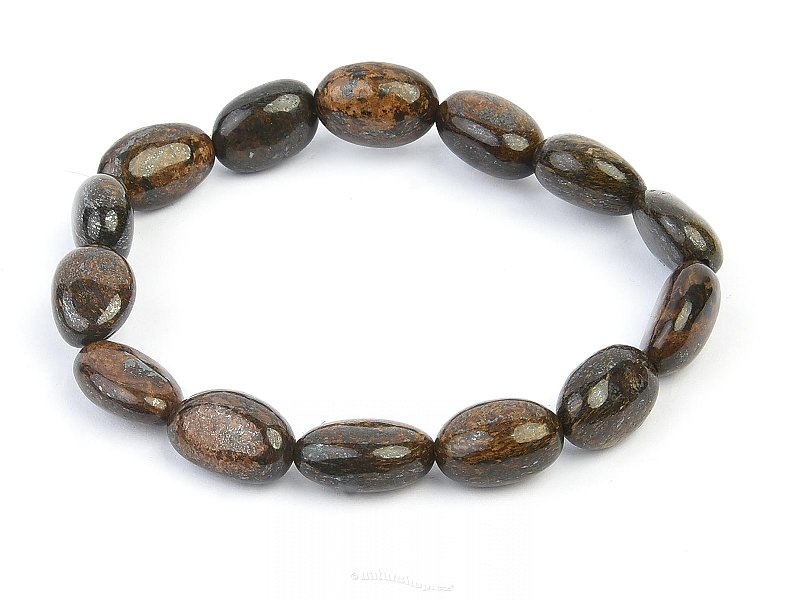 Smooth bracelet made of bronze stone