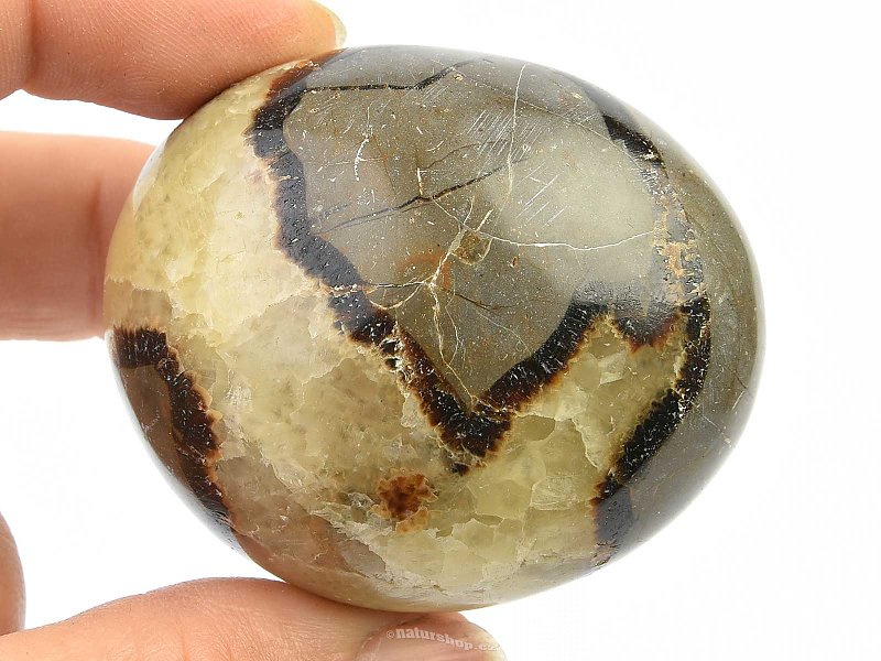 Smooth septarium stone (Madagascar) 108g