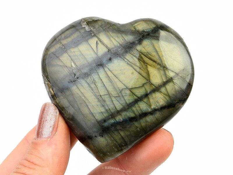 Labradorite heart (117g)