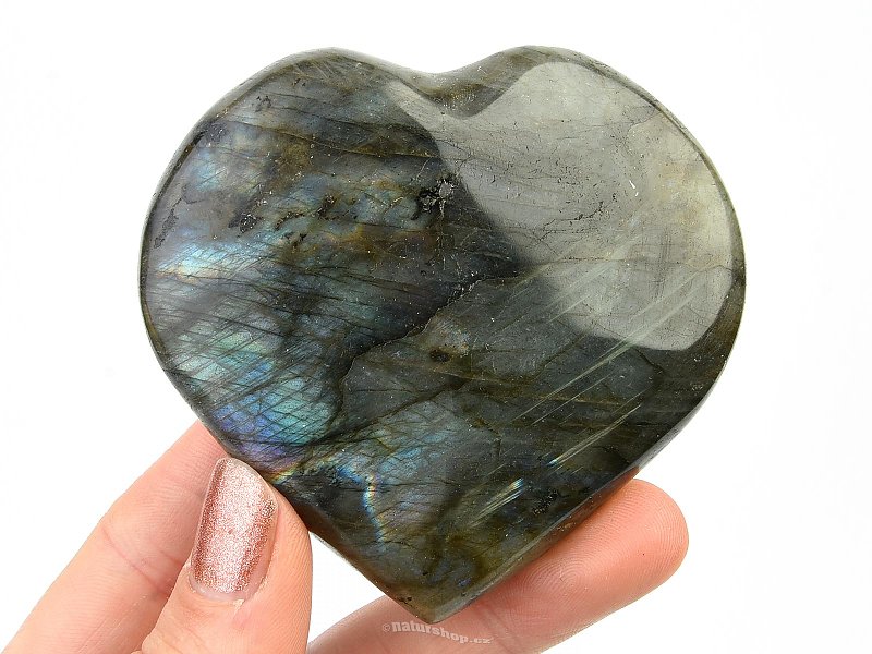 Labradorite heart (148g)
