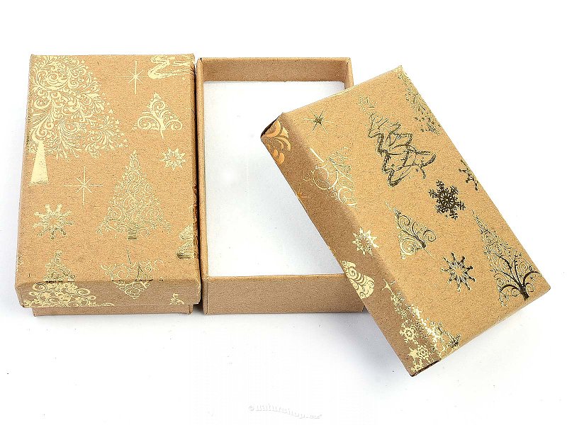Vánoční dárková krabička Au (8 x 5cm)
