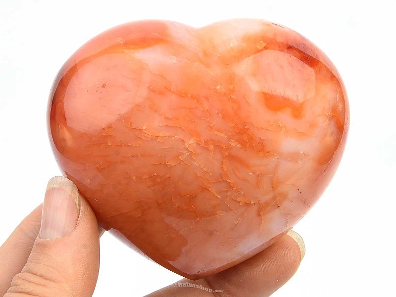 Carnelian heart (336g)