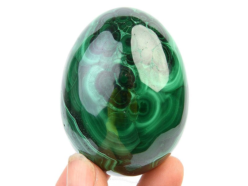 Malachite polished egg 253g