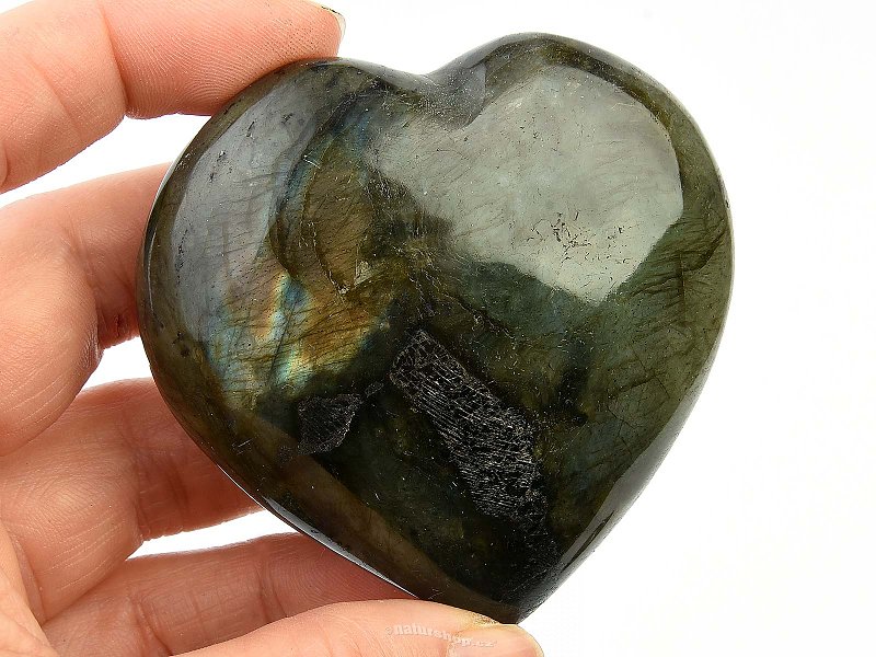 Labradorite heart (134g)