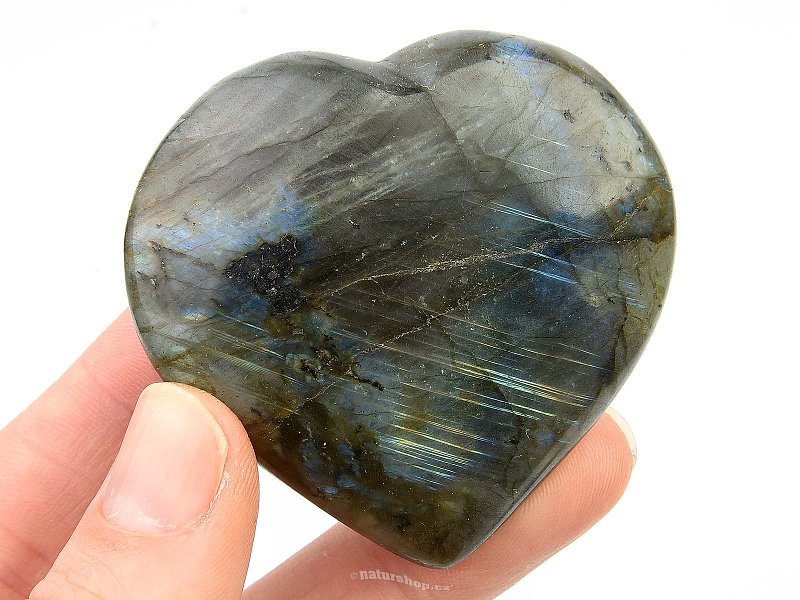 Labradorite heart smooth (69g)