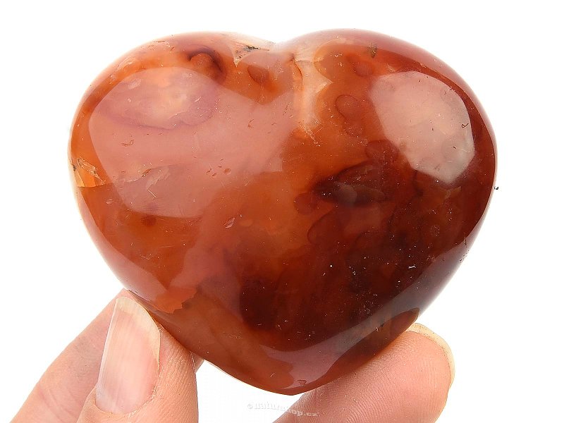 Carnelian heart from Madagascar (115g)