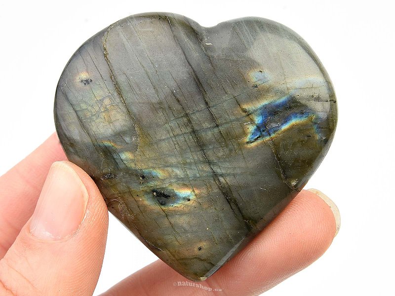 Labradorite smooth heart (50g)