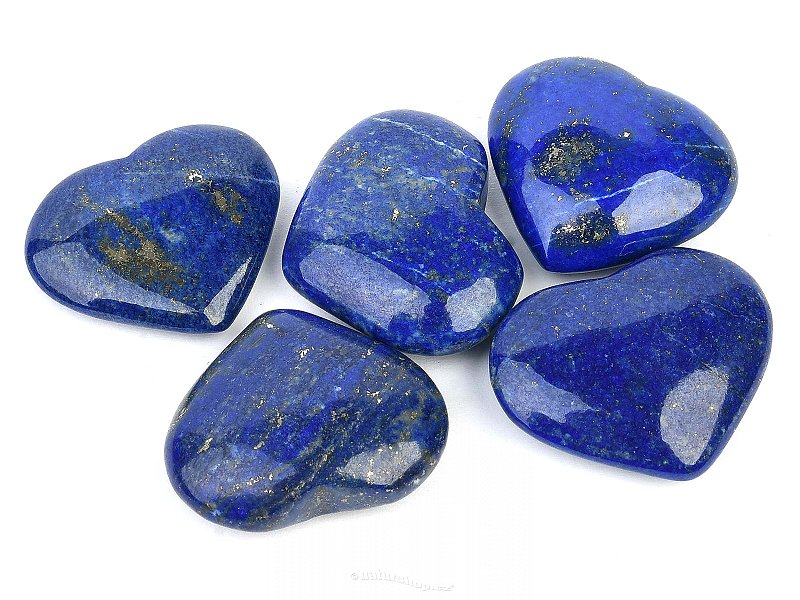 Lapis lazuli malé srdce 25mm