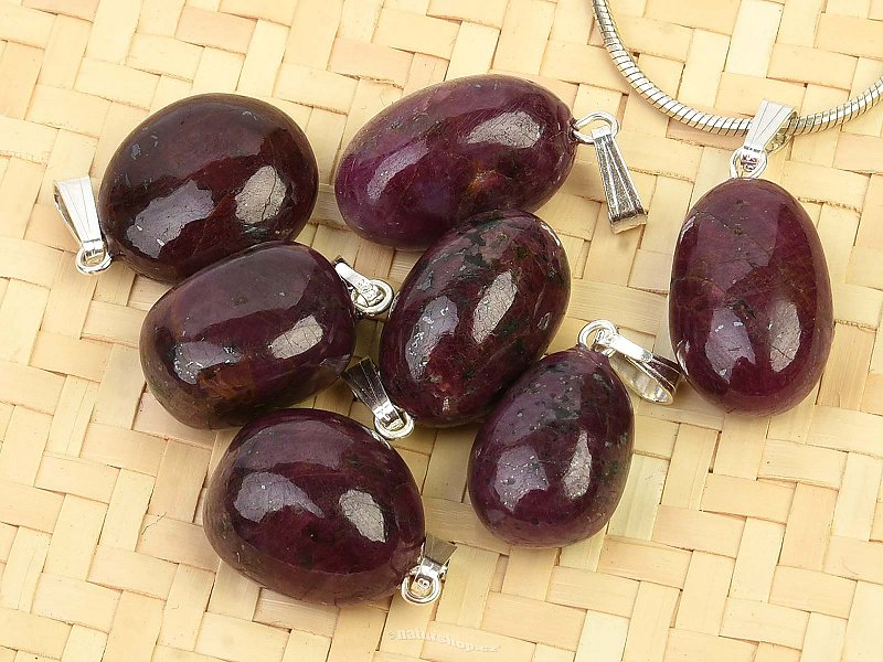 Ruby pendant extra Ag handle