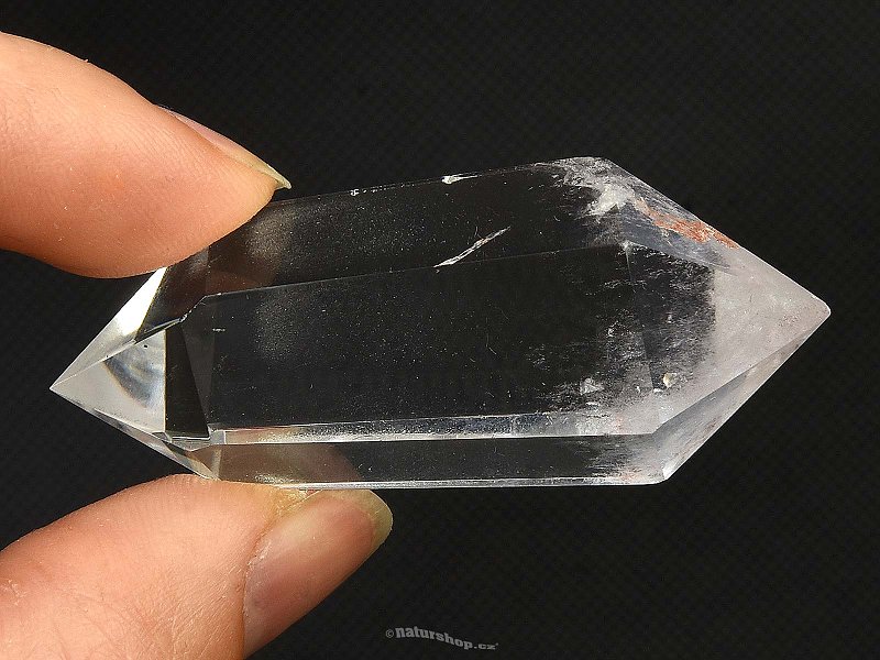 Oboustranný broušený krystal z křišťálu (27g)