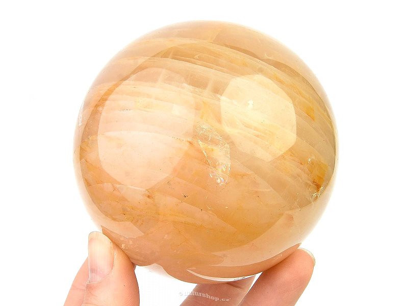 Crystal ball with limonite 903g