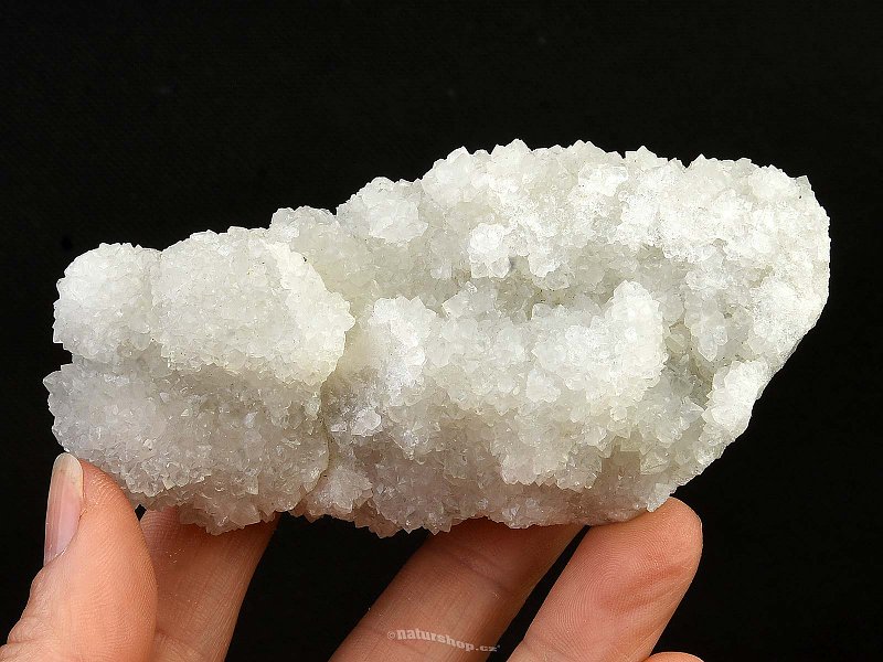 Zeolite apophyllite druse with crystals 213g (India)