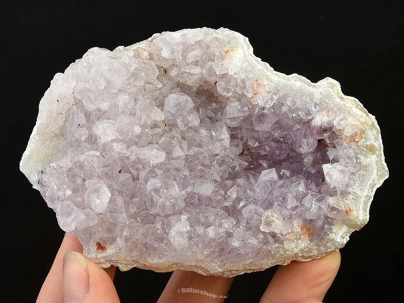 Amethyst druse with crystals 208g